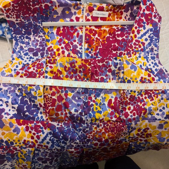 Calvin Klein multi color dress size 20 - Picture 7 of 9